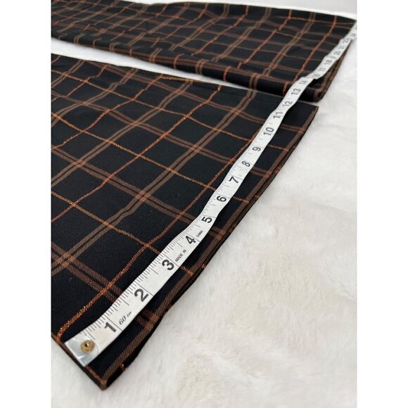 NWT SMYTHE Size 10 Bootcut Trousers In Plaid Mid-rise MSRP $450 - Picture 7 of 10